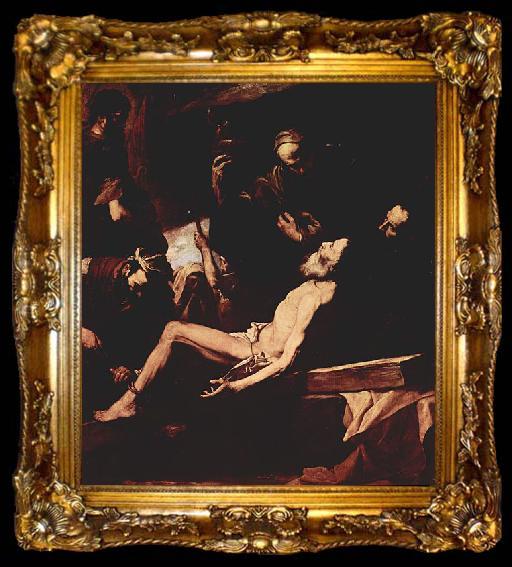 framed  Jose de Ribera Martyrium des Hl. Andreas, ta009-2